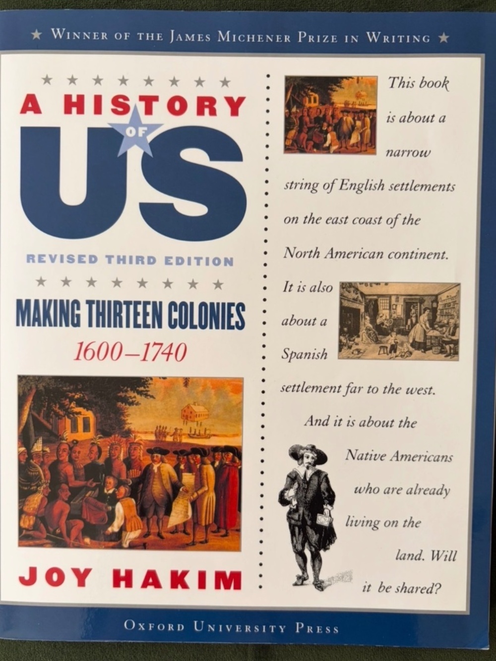 Book Making Thirteen Colonies